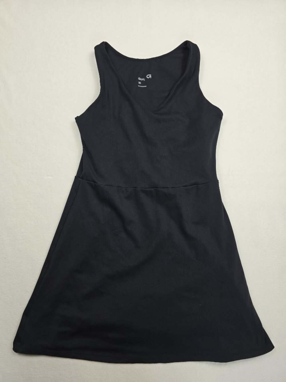 Gap Fit Womens XS Athletic Golf Tennis Dress Black Sleeveless